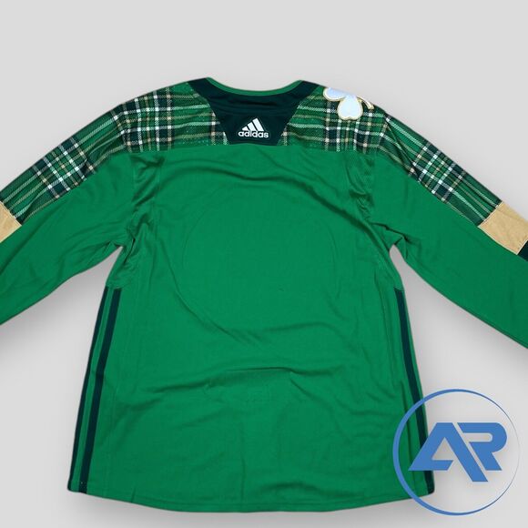 Adidas New York Islanders St Patrick’s Day Primegreen Jersey NHL CS0421 Size 50 - Picture 4 of 7